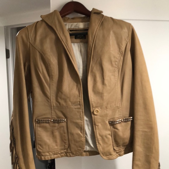 Rare Editions Jackets & Blazers - Leather jacket blazer